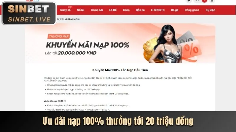 Khuyến mãi sinh nhật thành viên VIP TF88